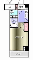 HF愛宕橋レジデンス 1Kの間取図画像