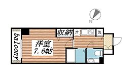 メゾン・ド・ヴィレ本駒込 1Kの間取図画像