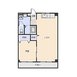 JR両毛線 伊勢崎駅 3.2kmの賃貸アパート 1階1LDKの間取り