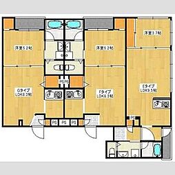 なごみマンション 1LDKの間取図画像