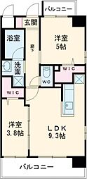 間取図画像 2DK