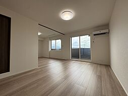 JR桜井線 帯解駅 徒歩22分の賃貸アパート 3階2LDKのリビング/ダイニング