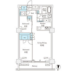 物件の間取り