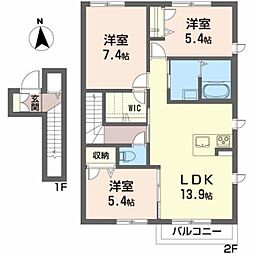 間取図画像 3LDK