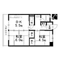 楠団地3階4.4万円
