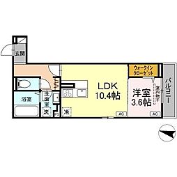 間取図画像 1LDK