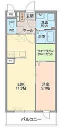 JR弥彦線 燕三条駅 徒歩8分の賃貸マンション 1階1LDKの間取り