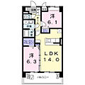 パークレジデンス小山4階8.6万円