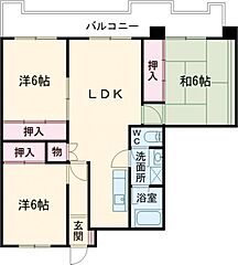 物件の間取り