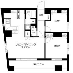 物件の間取り