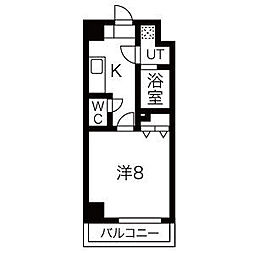 間取図画像 1K
