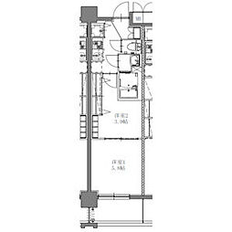S-RESIDENCE上社aureate(オリート) 12月契約限定キャンペーン 1階2Kの間取り