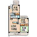 フォンテーヌ神山1階12.8万円