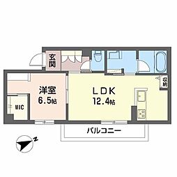 Ａｄｏｎｉｓ長束 302 3階1LDKの間取り