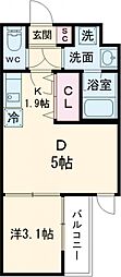 間取図画像 1DK