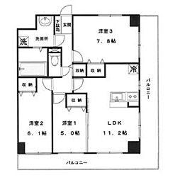 間取図画像 3LDK
