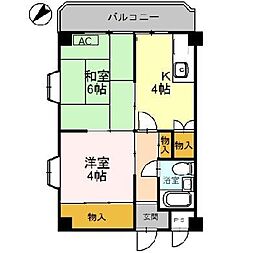 JR東海道・山陽本線 瀬田駅 徒歩19分の賃貸アパート 1階2Kの間取り