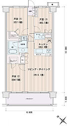 エスティメゾン豊洲レジデンスＤ 5階3LDKの間取り