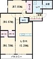 ピオネロ恵庭II D棟3階17.2万円
