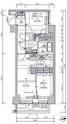 セジョリ東向島 4階1SLDKの間取り