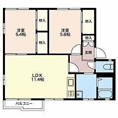 物件の間取り