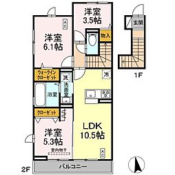 間取図画像 3LDK