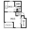菱電アパートファティリティ稲沢3棟3階4.2万円