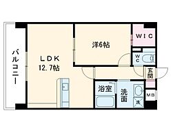 Ｌ−フィネス 3階1LDKの間取り