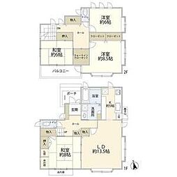 東大和市 1階4LDKの間取り