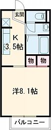 間取図画像 1K