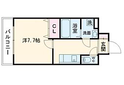 Ｂｕｅｎａ　Ｃａｓａ熊本駅前Ｗｅｓｔ 8階1Kの間取り