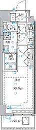 ユリカロゼ五反野III 1Kの間取図画像