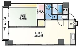 セントビレッジ 3階1LDKの間取り