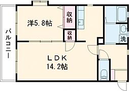 Ｎａｔｕｒａ 1階1LDKの間取り