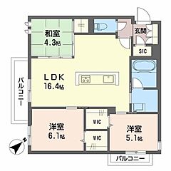 物件の間取り
