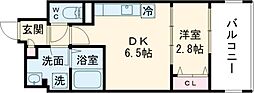 テラ堺市駅 9階1DKの間取り