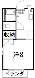 DOLCE.S2 1Kの間取図画像