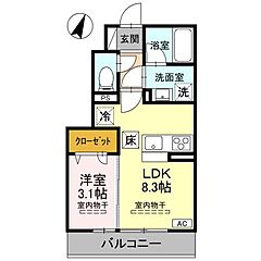 物件の間取り