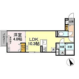 間取図画像 1LDK