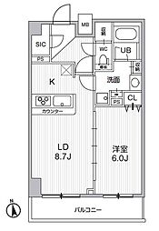 ＨＦ曳舟レジデンス 0502 5階1LDKの間取り