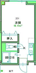 間取図画像 ワンルーム