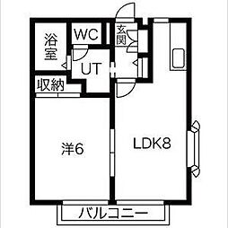 間取図画像 1LDK