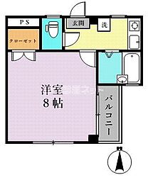 間取図画像 1K