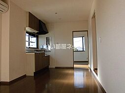 ヒルズ・ランドアイ 202 2階2DKのリビング/ダイニング