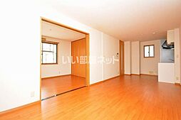 東武桐生線 阿左美駅 徒歩10分の賃貸アパート 1階1LDKのリビング/ダイニング