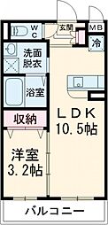 間取図画像 1LDK