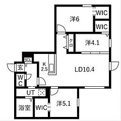 物件の間取り