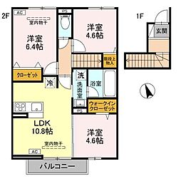 ファミリア 3LDKの間取図画像