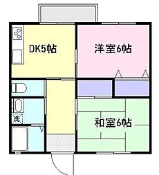 間取図画像 2DK