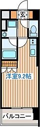 セレブアロース長町 5階ワンルームの間取り